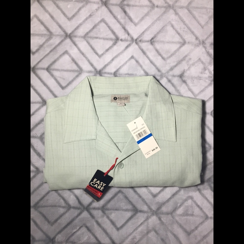 Haggar Short-Sleeve Button up